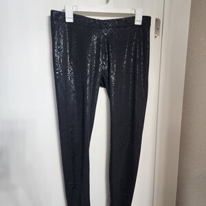 Blackmilk Black Glossy Leggings